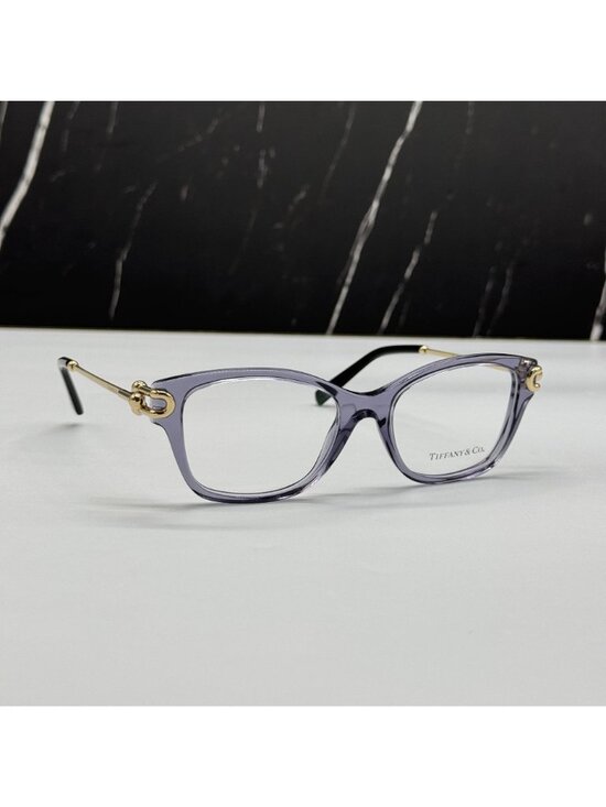 Tiffany & Co TF2266 8405 Gray Gold Cat Eye Women  Eyeglasses Authentic NEW main image 4